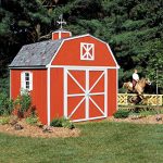 Handy-Home-Products-Berkley-Wooden-Storage-Shed-with-Floor-10-by-10-Feet-0-0