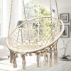 Hanging-Hammock-Chair-Porch-Macrame-Swing-Chairs-Patio-Deck-Furniture-265-Pound-Capacity-Outdoor-Swinging-Seat-Garden-Bohemian-Chic-Style-Relax-Spot-0-0