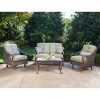 Hanover-VENTURA4PC-Ventura-4-Piece-IndoorOutdoor-Lounging-Set-Includes-Wicker-Loveseat-2-Lounge-Chairs-and-Coffee-Table-0