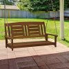 Hardwood-Hanging-Porch-Swing-with-Chain-Great-for-Use-in-Backyard-Garden-or-Patio-Durable-Blends-Easily-with-Your-Outdoor-Furniture-and-Decor-Simple-Design-and-Original-Appearance-Brown-Color-0-2