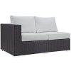 Hawthorne-Collections-Patio-Left-Arm-Loveseat-in-Espresso-and-White-0