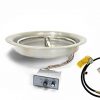 Hearth-Products-Controls-UL-Listed-Push-Button-Flame-Sensing-Gas-Fire-Pit-Kit-for-Small-Tanks-13-Inch-Bowl-Pan-FPPK13-FLEX-LP-ST-Propane-0