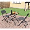 Heaven-Tvcz-3PC-Set-Garden-Folding-Black-Square-Table-And-Chair-Suit-Bistro-Outdoor-Patio-Backyard-For-Outdoor-Garden-Patio-And-Pool-Side-0-0