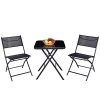 Heaven-Tvcz-3PC-Set-Garden-Folding-Black-Square-Table-And-Chair-Suit-Bistro-Outdoor-Patio-Backyard-For-Outdoor-Garden-Patio-And-Pool-Side-0