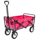 Heavy-Duty-Collapsible-Wagon-Fold-Up-Utility-Cart-Garden-Folding-Carts-Dump-Cart-Tools-Carrier-Wheel-Durable-4-Wheel-Adjustable-Handle-Easy-Transport-Movement-Camping-Outdoor-Lawn-eBook-By-NAKSHOP-0-2