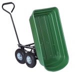 Heavy-Duty-Large-Capacity-Garden-Dump-Cart-Dumper-Utility-Yard-Lawn-Wagon-Carrier-Wheel-Barrow-Pneumatic-Tires-Garden-Tools-0-1