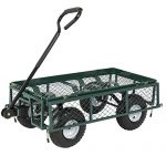 Heavy-Duty-Utility-Wheelbarrow-Lawn-Wagon-Cart-Dump-Trailer-Yard-Garden-Steel-0-0