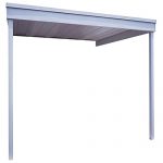 Hollywood-Decor-10-ftx10-ft-Attached-Patio-CoverCarport-in-Galvanized-Steel-Eggshell-Finish-0