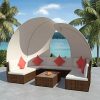 HomeDecor-34-Pieces-Patio-Outdoor-Poly-Rattan-Sofa-Lounge-Couch-with-Canopies-Brown-0