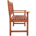 HomeDecor-Outdoor-Patio-Acacia-Wood-Bench-with-Integrated-Table-Patio-Furniture-Brown-0-1