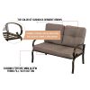 Homevibes-2-Pieces-Outdoor-Loveseat-Patio-Love-Seat-Furniture-Set-Garden-Wrought-Iron-2-Seat-Bench-Backyard-Coffee-Table-Metal-Sofa-Table-Set-Cushions-Gradient-Brown-0-2