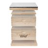 Honey-Keeper-Beehive-20-Frame-Complete-Box-Kit-10-Deep-and-10-Medium-with-Metal-Roof-for-Langstroth-Beekeeping-0-2