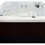 Hudson-Bay-Spa-XP34-6-Person-34-Outdoor-Spa-with-Stainless-Jets-110V-Cord-80-x-80-x-34-Sterling-White-0-0
