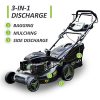 I-Choice-161cc-21-Inch-3-in-1-Gas-Self-Propelled-Lawnmower-High-Rear-Wheel-Drive-Gasoline-Push-Mower-with-OHV-Engine-Deck-Recoil-Start-System-Side-Discharge-Mulching-Rear-Bag-0-0