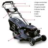 I-Choice-161cc-21-Inch-3-in-1-Gas-Self-Propelled-Lawnmower-High-Rear-Wheel-Drive-Gasoline-Push-Mower-with-OHV-Engine-Deck-Recoil-Start-System-Side-Discharge-Mulching-Rear-Bag-0-1