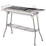 ISUMER-Portable-Folding-Charcoal-BBQ-Grill-Stainless-Steel-Thickened-Barbeque-Grill-for-Home-Garden-Backyard-Tailgate-Party-Camping-Picnic-Cooking-0