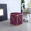 Iconic-Home-Dawn-Ottoman-Brass-Finished-Stainless-Steel-X-Frame-Square-Velvet-Bench-Contemporary-Modern-0-1