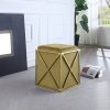 Iconic-Home-Dawn-Ottoman-Brass-Finished-Stainless-Steel-X-Frame-Square-Velvet-Bench-Contemporary-Modern-0-2
