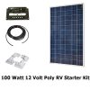 Infinium-100-Watt-Solar-Panel-Complete-Off-Grid-RV-Boat-Kit-with-10-AMP-USB-PWM-Charge-Controller-20-Solar-Cable-Drill-Free-Mounting-Brackets-0