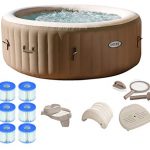 Intex-Pure-Spa-4-Person-Inflatable-Portable-Hot-Tub-Ultimate-Bundle-Package-0