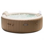 Intex-PureSpa-4-Person-Inflatable-Hot-Tub-with-Drink-Tray-Headrest-0