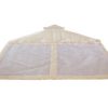 Ivory-Replacement-Cover-for-Outdoor-Garden-Gazebo-with-Netting-10×10-Ft-0-0