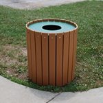 Jayhawk-Plastics-Gallon-Outdoor-Trashcan-Made-With-Twenty-Four-1-X-4-Recycled-Plastic-Slats-32-Gallon-Weighs-60-Lbs-Cedar-0