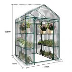 Junda-Portable-Greenhouse-56-x28-x-76-Reinforced-PVC-Cover-without-Shelf-Waterproof-UV-Protected-0-1