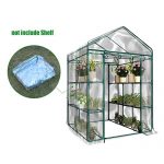 Junda-Portable-Greenhouse-56-x28-x-76-Reinforced-PVC-Cover-without-Shelf-Waterproof-UV-Protected-0