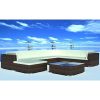 K-Top-Deal-24-Piece-Patio-Outdoor-Wicker-Rattan-Sectional-Sofa-Set-with-Cushion-Brown-0