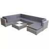K-Top-Deal-24-Piece-Patio-Outdoor-Wicker-Rattan-Sofa-Set-with-Cushion-Grey-0-0