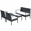 K-Top-Deal-4-Pieces-Patio-Outdoor-Wicker-Rattan-Sofa-Set-and-Stool-with-Cushion-Set-Black-0-0