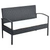 K-Top-Deal-4-Pieces-Patio-Outdoor-Wicker-Rattan-Sofa-Set-and-Stool-with-Cushion-Set-Black-0-2