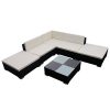 K-Top-Deal-6-Piece-Patio-Outdoor-Wicker-Rattan-Sectional-Sofa-Set-with-Cushion-Black-0-0