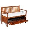 K-Top-Deal-Outdoor-Patio-Acacia-Wood-Storage-Bench-2-Seat-Chair-Patio-Furniture-Brown-0-1