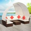 K-Top-Deal-Outdoor-Patio-Rattan-Wicker-Sectional-Sofa-Couch-Seat-Set-with-Canopy-Brown-0