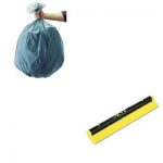 KITRCP501188GRARCP6436YEL-Value-Kit-Rubbermaid-Mop-Head-Refill-For-Steel-Roller-Sponge-12ampquot-Wide-Yellow-RCP6436YEL-and-Rubbermaid-5011-88-Tuffmade-Polyliner-Low-Density-Can-Liners-55-Gallons-RCP5-0