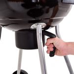 Kettle-Charcoal-Grill-Outdoor-Backyard-BBQ-Cooking-with-Wheels-Black-185-Inch-0-2