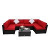 Kinbor-7-PCs-Outdoor-Garden-Furniture-PE-Rattan-Wicker-Sofa-Sectional-Furniture-Cushioned-Deck-Couch-Set-Red-0