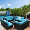Kinbor-9PC-Outdoor-Sectional-Sofa-Set-Rattan-Wicker-Patio-Furniture-Sofas-with-Washable-Cushions-Modern-Glass-Coffee-Bar-TableBlue-0-1