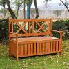 Kinbor-All-Weather-Outdoor-Patio-Storage-Garden-Wooden-Storage-Bench-Deck-Box-0-0