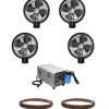 Kit-of-4-HIGH-PRESSURE-18-Oscillating-Misting-Fans-Enclosed-Pump-and-tubing-0
