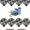 Kit-of-8-HIGH-PRESSURE-18-Oscillating-Wall-Mount-Mist-Fans-Pump-and-Tubing-0