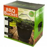 KnGLuv-BBQ-Bucket-Compact-Barbecue-Charcoal-Grill-Outdoor-Patio-Deck-Camping-Grilling-Glamping-0-0