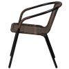 KoonlertShop-Outdoor-Indoor-Stackable-Rattan-Chair-Sturdy-Steel-Frame-Durable-Lightweight-Comfortable-Waterproof-Material-Home-Garden-Furniture-Set-of-2-Brown-1783brw-0-1