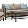 La-Z-Boy-Outdoor-Colton-4-Piece-Resin-Wicker-Patio-Furniture-Conversation-Set-with-Cast-Shale-Sunbrella-Cushion-1-Patio-Loveseat-2-Lounge-Chairs-Coffee-Table-0