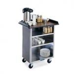 Lakeside-Stainless-Steel-Beverage-Service-Cart-with-Laminate-Finish-21-x-30-14-x-38-516-inch-Overall-Size-1-each-0