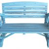 Leigh-Country-TX-93974-Blue-Wash-Wagon-Wheel-Wooden-Bench-0-0