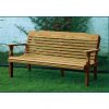 Leisure-Lawns-Amish-Made-Yellow-Pine-Park-Bench-Horiz-Back-Model-520-Ships-Free-Within-2-to-3-Weeks-0-1