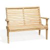 Leisure-Lawns-Amish-Made-Yellow-Pine-Roll-Back-Bench-Model-425-Ships-Free-Within-2-to-3-Weeks-0